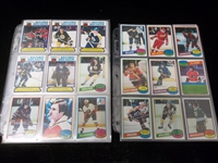 1980-81 Topps Hockey Complete Set of 264 in Pages