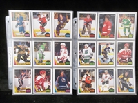 1987-88 O-Pee-Chee Hockey Complete Set of 264 in Pages
