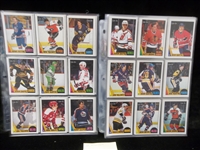 1987-88 O-Pee-Chee Hockey Near Set in Pages- 263 of 264