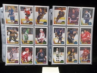 1987-88 O-Pee-Chee Hockey Near Set in Pages- 262 of 264