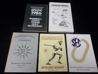 SEC Sports Media Guides/ Record Books- 5 Diff