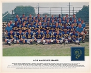 1962 Tang NFL Team Photos- Los Angeles Rams
