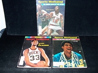 1969-70 Sports Illustrated Bskbl.- 3 Diff. Lew Alcindor Covers