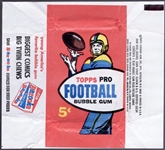 1957 Topps Football- 5 Cent Wrapper- “Biggest Comics/ Biggest Twin Chews” Side Panel