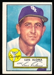 1952 Topps Baseball- #308 Aloma, White Sox