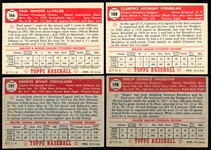 1952 Topps Baseball- 4 Diff