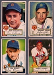 1952 Topps Baseball- 4 Diff