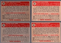 1952 Topps Bb- 4 Diff