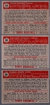 1952 Topps Bb- 3 Diff