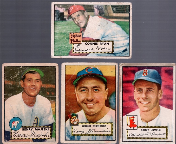 1952 Topps Bb- 4 Diff