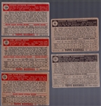 1952 Topps Bb- 5 Diff