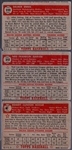 1952 Topps Bb- 3 Diff