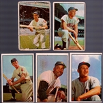 1953 Bowman Bb Color- 5 Diff