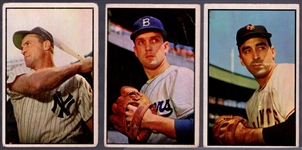 1953 Bowman Bb Color- 3 Diff