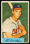 1954 Bowman Bb- #64 Eddie Mathews, Braves