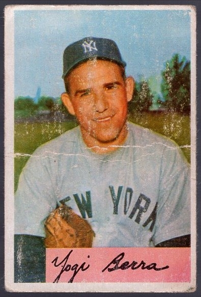 1954 Bowman Bb- #161 Yogi Berra, Yankees