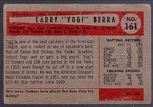 1954 Bowman Bb- #161 Yogi Berra, Yankees