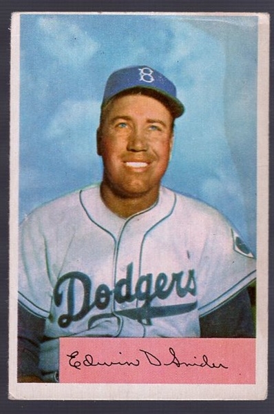 1954 Bowman Bb- #170 Duke Snider, Dodgers