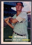 1957 Topps Baseball- #1 Ted Williams, Red Sox