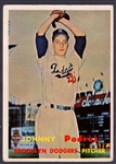 1957 Topps Baseball- #277 John Podres, Dodgers- Semi Hi#