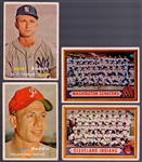 1957 Topps Baseball- 4 Diff Semi Hi#’s