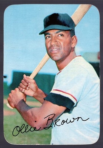 1969 Topps Bb Super- #63 Ollie Brown, Padres