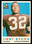 1959 Topps Football- #10 Jim Brown, Browns
