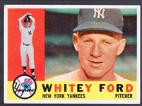 1960 Topps Baseball- #35 Whitey Ford, Yankees