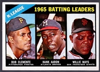 1966 Topps Bb Leaders- #215 NL Batting Leaders