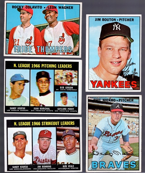 1967 Topps Bb- 5 Diff