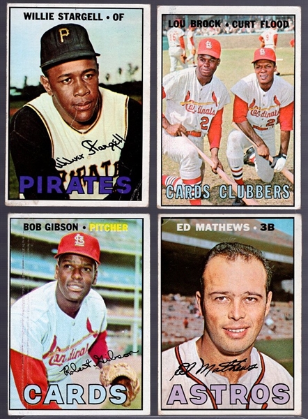 1967 Topps Bb- 7 Diff