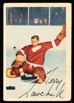 1953-54 Parkhurst Hockey- #46 Terry Sawchuk, Red Wings