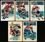 1953-54 Parkhurst Hockey- 5 Diff. Black Hawks
