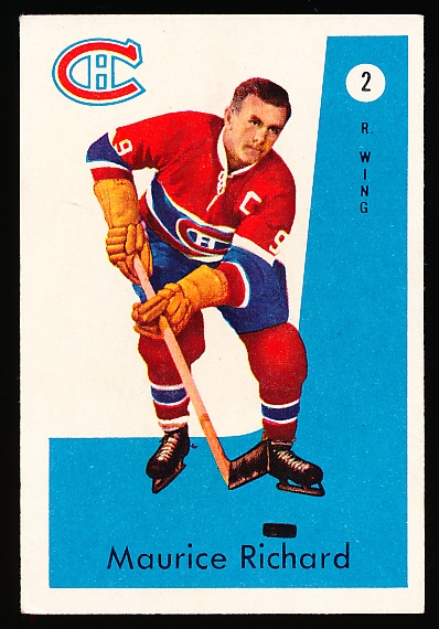 1959-60 Parkhurst Hockey- #2 Maurice Richard, Canadiens