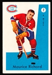 1959-60 Parkhurst Hockey- #2 Maurice Richard, Canadiens