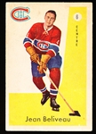1959-60 Parkhurst Hockey- #6 Jean Beliveau, Canadiens