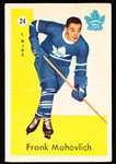 1959-60 Parkhurst Hockey- #24 Frank Mahovlich, Maple Leafs