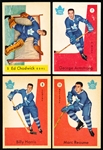 1959-60 Parkhurst Hockey- Toronto Maple Leafs- 4 Diff.