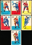 1959-60 Parkhurst Hockey- 7 Diff.
