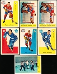 1959-60 Parkhurst Hockey- 7 Asst/6 Diff.