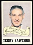 1970-71 O-Pee-Chee Hockey- #231 Terry Sawchuk Memorial