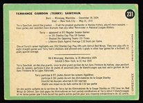 1970-71 O-Pee-Chee Hockey- #231 Terry Sawchuk Memorial