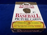 1991 Topps Archives 1953 Bsbl.- 1 Unopened Wax Box