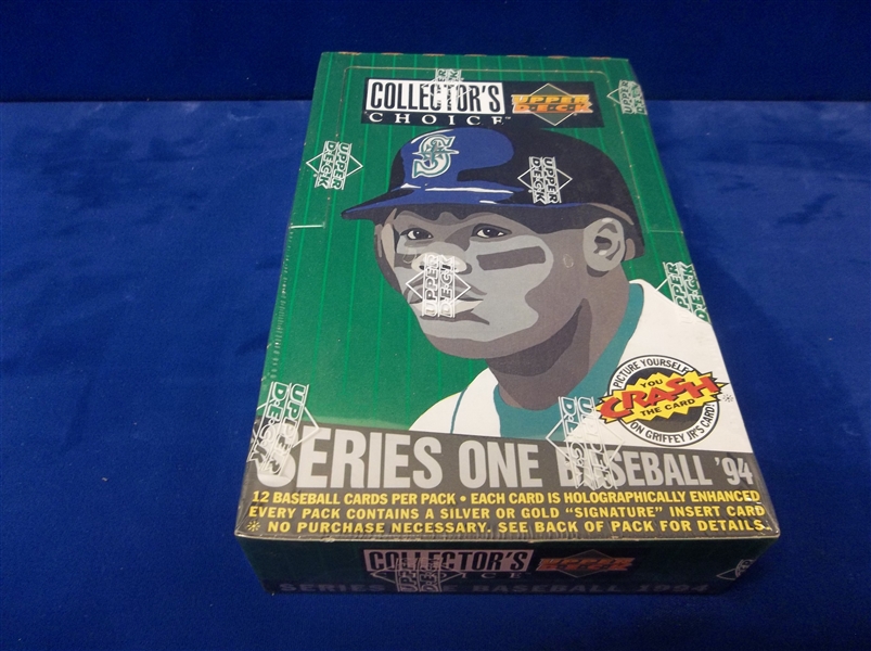 1994 Collector’s Choice Bsbl.- 1 Unopened Series 1 Box