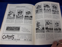 November 13, 1960 St. Louis Cardinals @ Cleveland Browns NFL Program