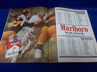 November 10, 1963 Cleveland Browns @ Pittsburgh Steelers NFL Program