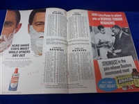 September 4, 1965 Lions vs. Giants & Packers vs. Browns @ Cleveland Stadium- NFL Charity Doubleheader Program