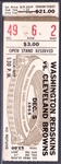 December 5, 1965 Washington Redskins @ Cleveland Browns Ticket Stub- Jim Brown’s Last Home Game!