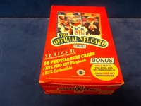 1989 Pro Set Ftbl.- 1 Unopened Series 2 Wax Box