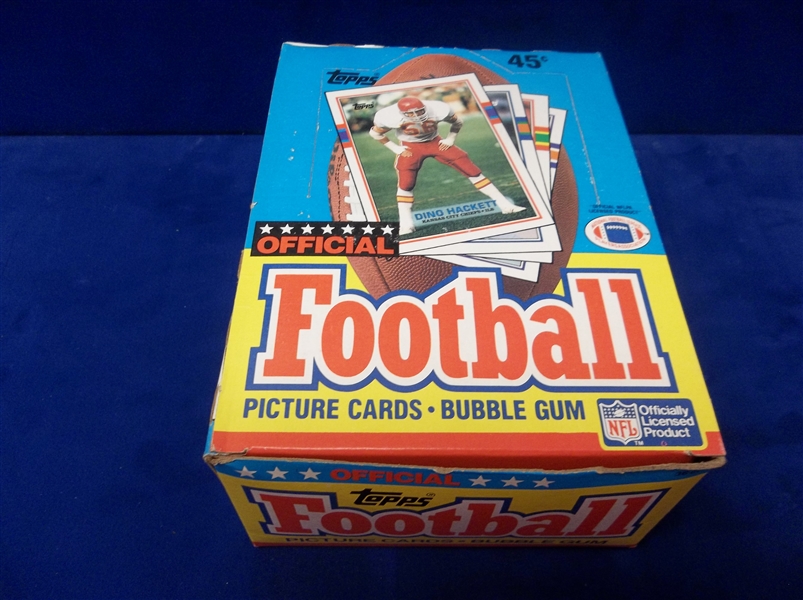 1989 Topps Ftbl.- 1 Unopened Wax Box